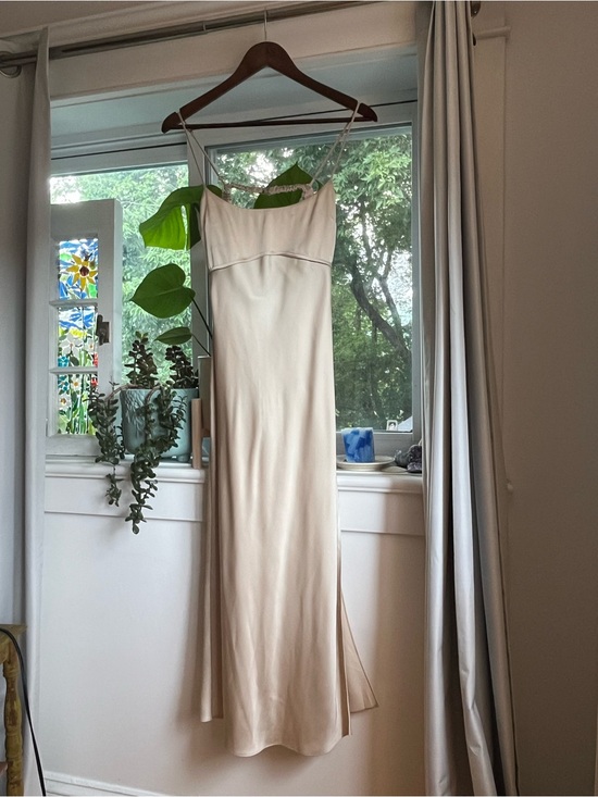 Abercrombie & Fitch Dresses & Skirts - Abercrombie & Fitch Cream Maxi Slip Dress